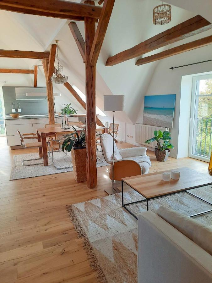 Luxurioeses Loft Mit Schoenem Blick Tremsbüttel Buitenkant foto