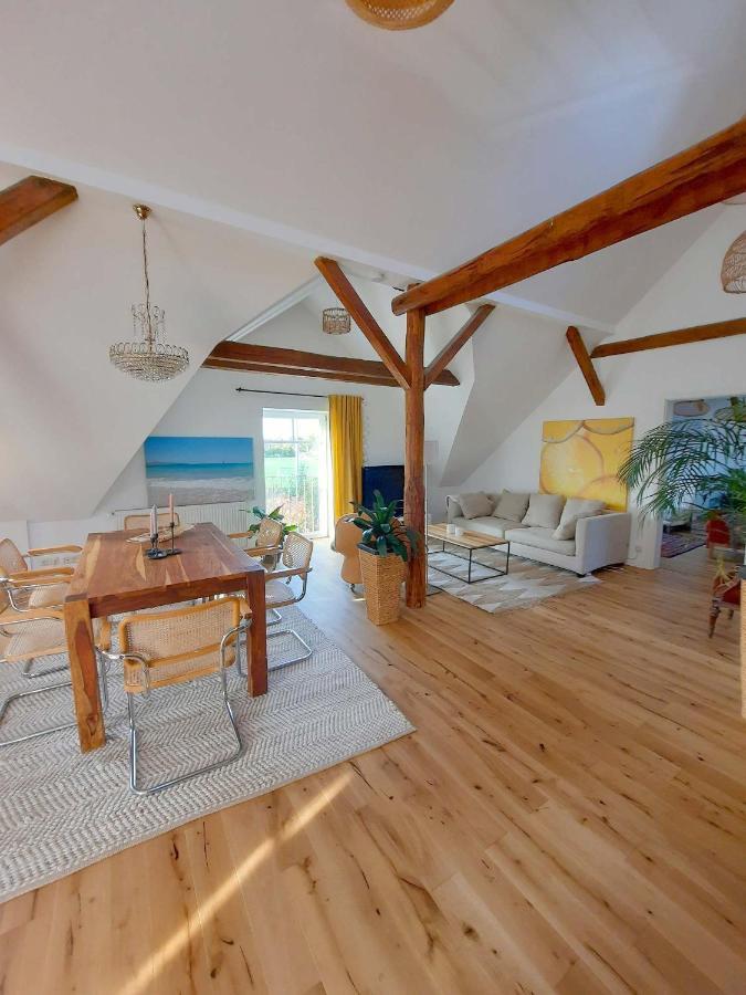 Luxurioeses Loft Mit Schoenem Blick Tremsbüttel Buitenkant foto
